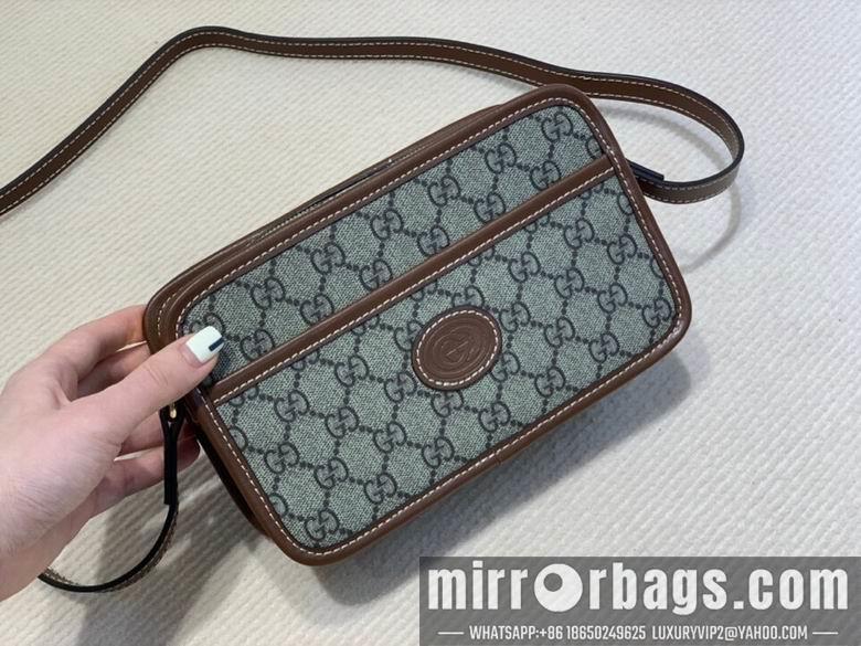 Gucci Bags 1:1 WD658572啡棕 22.5X14X7