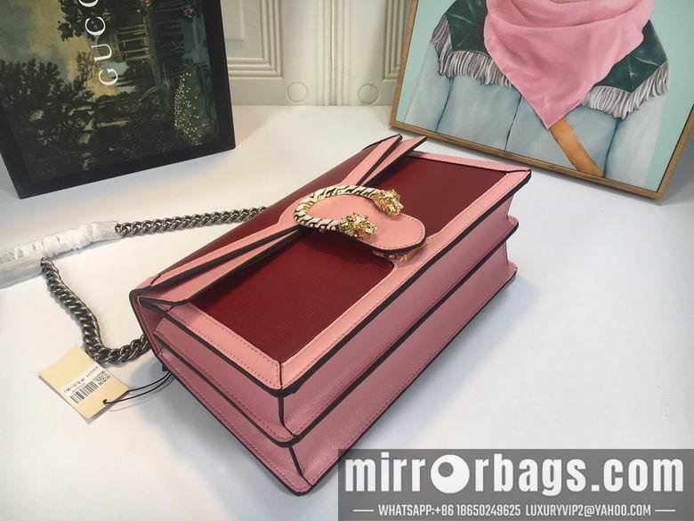 Gucci Bags 1:1 WD400249红粉 28X18X9
