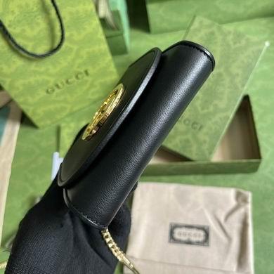 Gucci Bags 1:1 725219 12.5X11X2.5cm YG 2colour