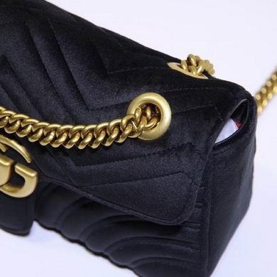 Gucci Bags 1:1 443497 26X15.5X6cm DF 4colour
