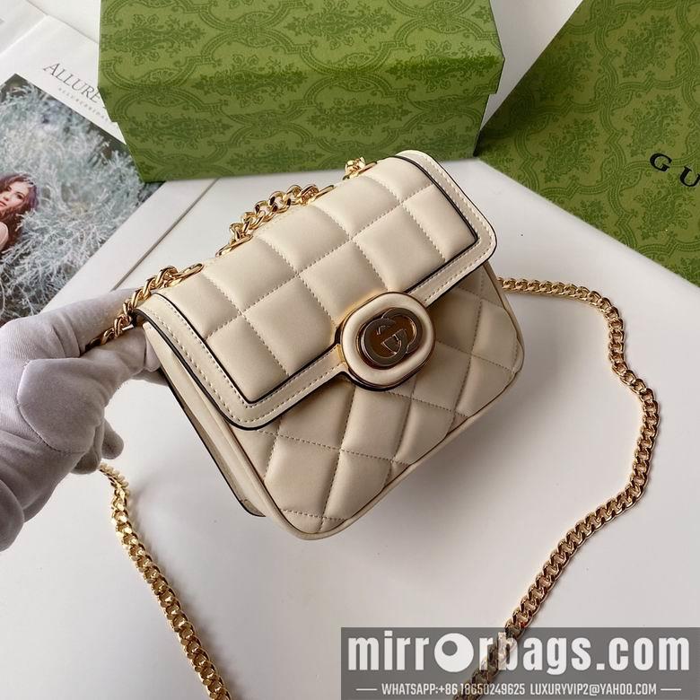 Gucci Bags 1:1 741457 18X14.5X8cm YG 4colour