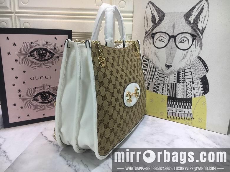 Gucci Bags 1:1 WD621144杏布白皮 35X27X12