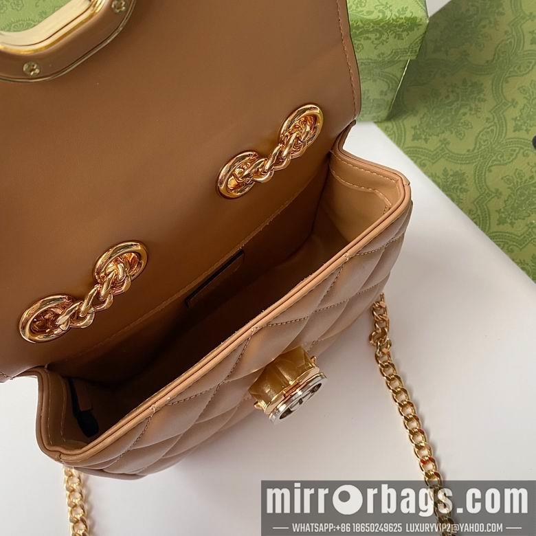 Gucci Bags 1:1 741457 18X14.5X8cm YG 4colour