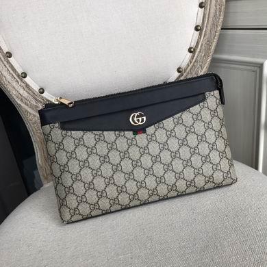 Gucci Bags 1:1 7536-4 28X18X2.5cm WP 2colour