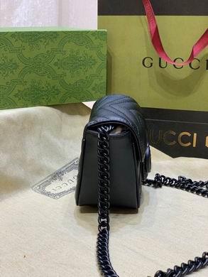 Gucci Bags 1:1 739599 12X12.5X7cm DF 4colour