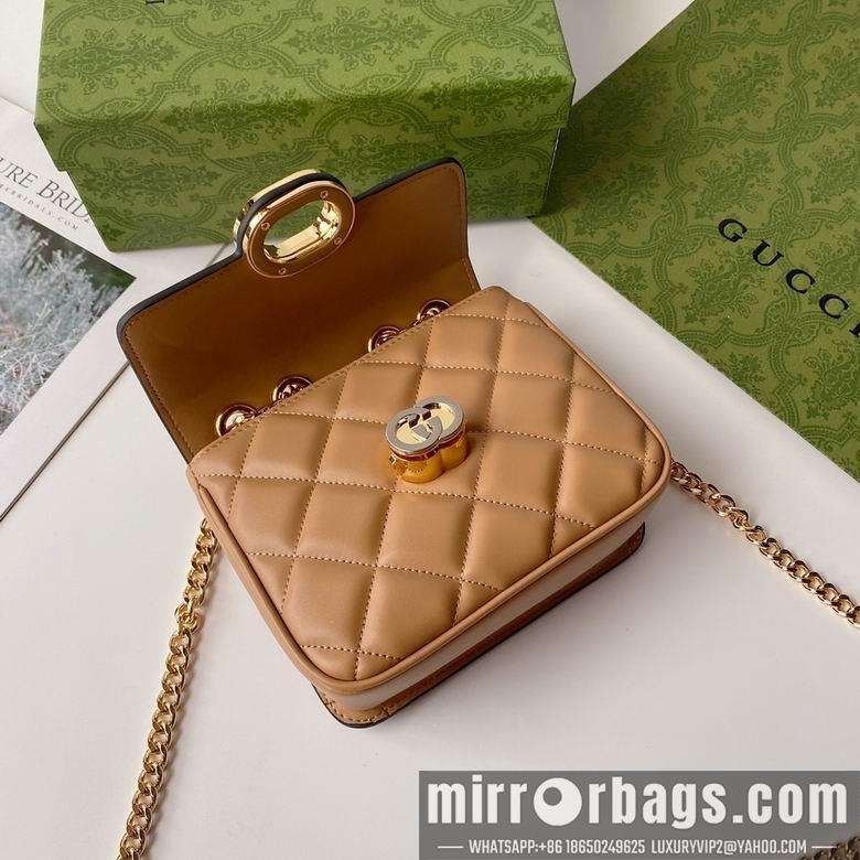 Gucci Bags 1:1 741457 18X14.5X8cm YG 4colour