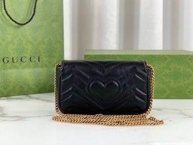 Gucci Bags 1:1 476433 16.5X10X4.5cm YG 4colour