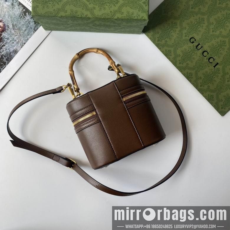 Gucci Bags 1:1 760200 15.5X13.5X4cm YG 2colour