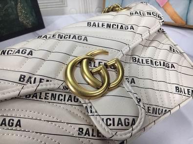 Gucci Bags 1:1 GG Marmont 44397 26x15x7cm df05