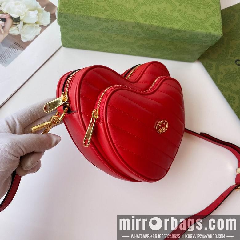 Gucci Bags 1:1 751628 20X17.5X6.5cm YG 4colour