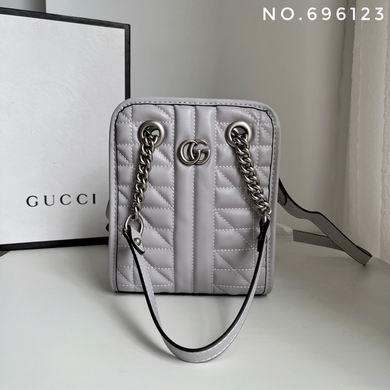 Gucci Bags 1:1 696123 16X19X7cm DF 3colour