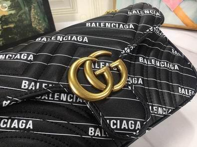 Gucci Bags 1:1 GG Marmont 44397 26x15x7cm df05