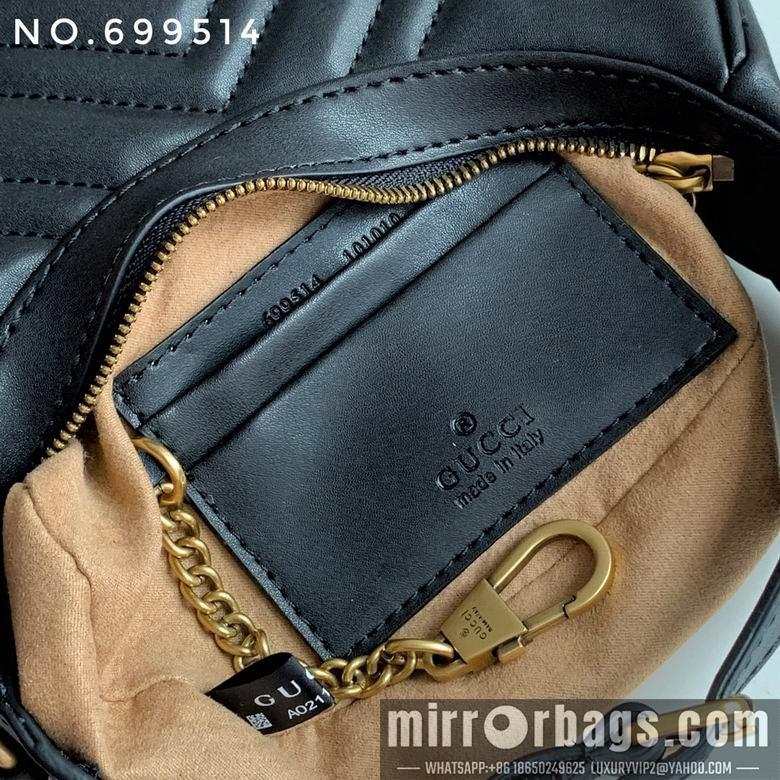 Gucci Bags 1:1 699514 21X11X5cm XMY 4colour