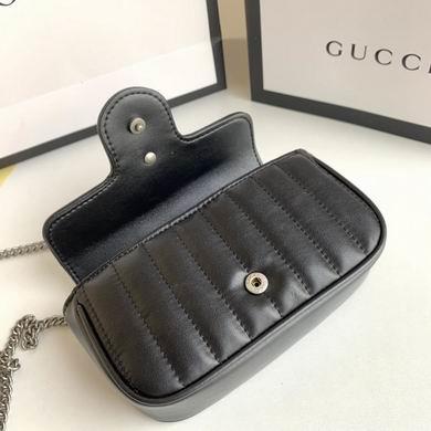 Gucci Bags 1:1 476433 16.5X10.2X5.1cm DF 4colour