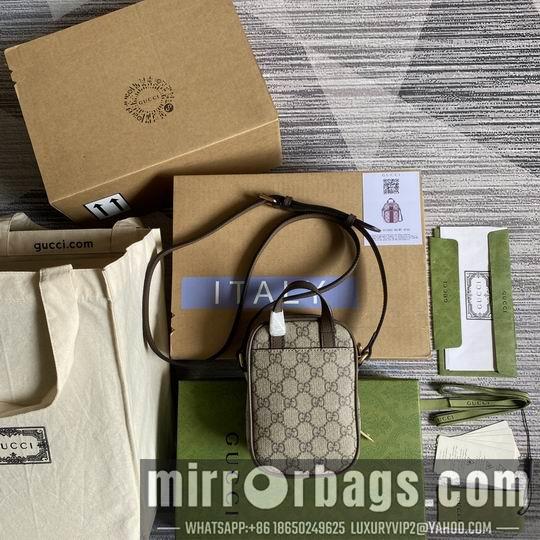 Gucci Bags 1:1 Gucci 671682棕 12x16x7cm CN