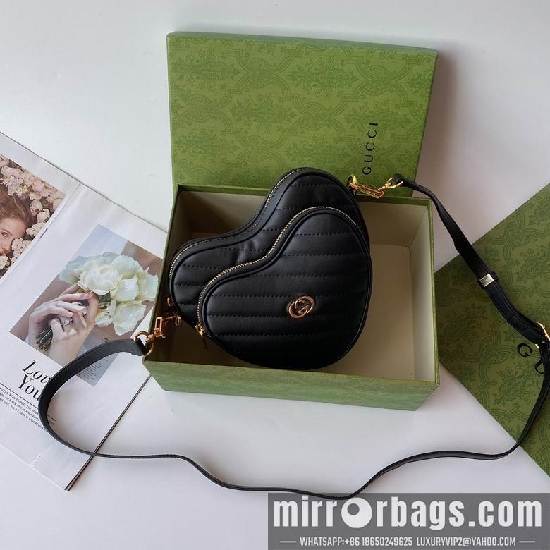 Gucci Bags 1:1 751628 20X17.5X6.5cm YG 4colour