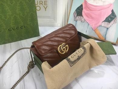 Gucci Bags 1:1 476433 16.5X10X5cm DF 2colour