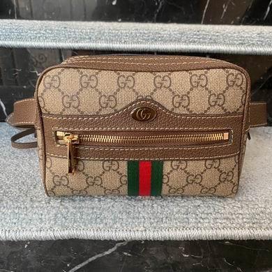 Gucci Bags 1:1 WD517076啡红绿 18.5X13X6