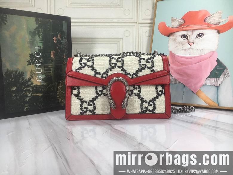 Gucci Bags 1:1 WD400249白底花 28X18X9