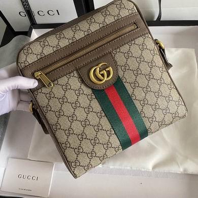 Gucci Bags 1:1 WD547926啡胶 23X24X5.5