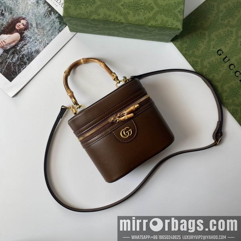Gucci Bags 1:1 760200 15.5X13.5X4cm YG 2colour
