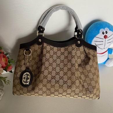 Gucci Bags 1:1 WD211944杏啡 36X22X12
