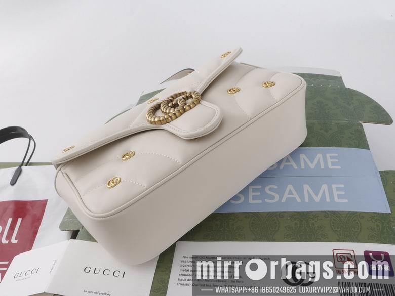 Gucci Bags 1:1 446744 22X13X6cm 443497 26X15X7cm YG 3colour