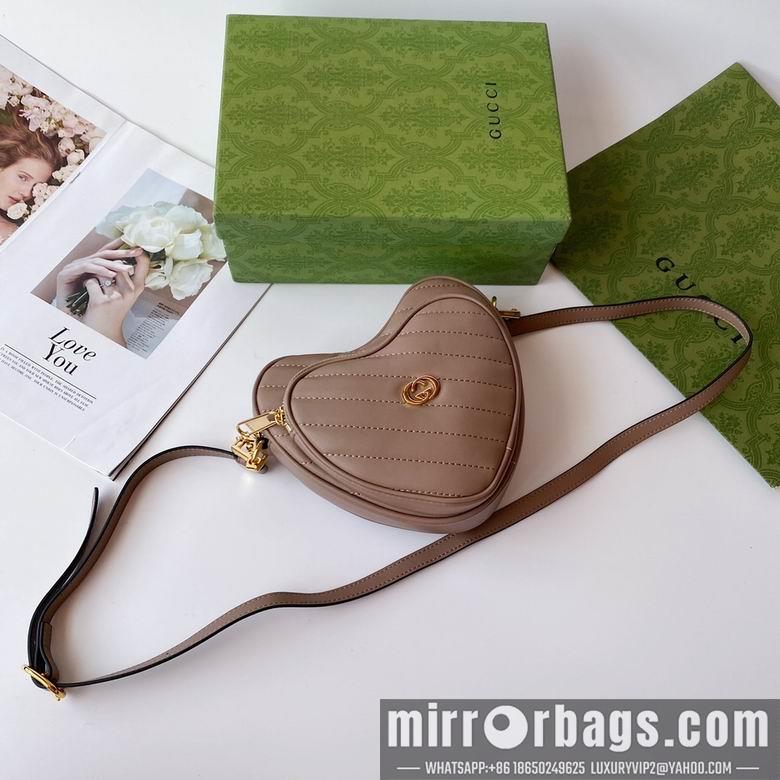 Gucci Bags 1:1 751628 20X17.5X6.5cm YG 4colour