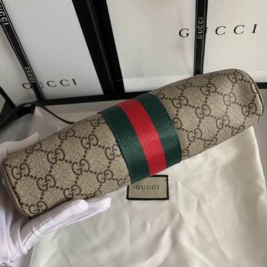 Gucci Bags 1:1 WD547926啡胶 23X24X5.5