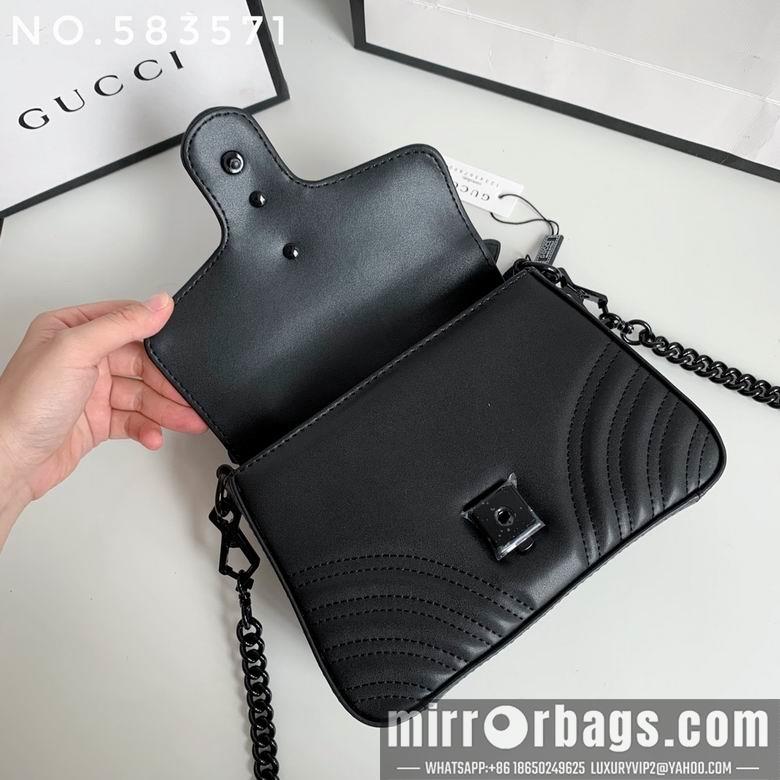 Gucci Bags 1:1 583571 21X15.5X8cm XMY 2colour