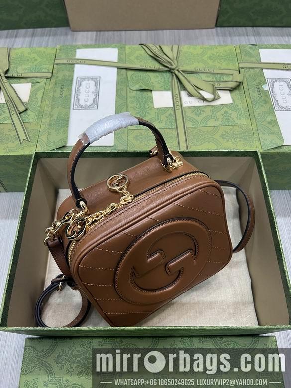 Gucci Bags 1:1 744434 17X15X9cm YG 3colour