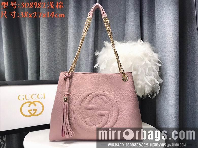Gucci Bags 1:1 WD308982裸粉 38X27X14