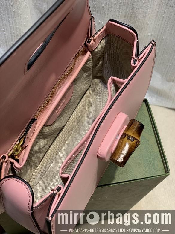 Gucci Bags 1:1 WD675797粉皮 21X15X7