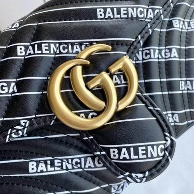 Gucci Bags 1:1 GG Marmont 443497 26x15x7cm df03