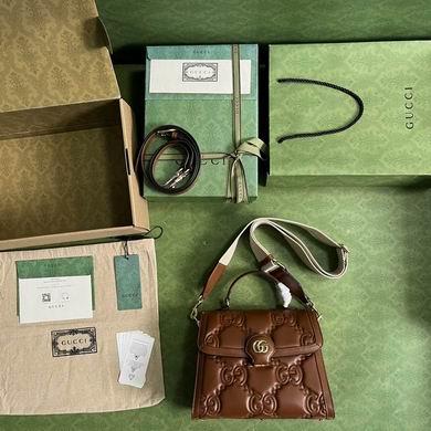 Gucci Bags 1:1 736877 25.5X20.5X12.5cm YG 4colour