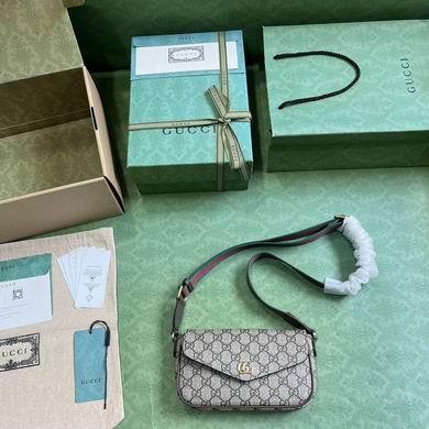Gucci Bags 1:1 764961 13X22X4cm YG 3colour