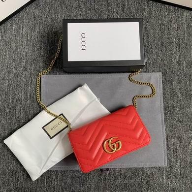 Gucci Bags 1:1 488426 18X10.5X4.5cm DF 4colour
