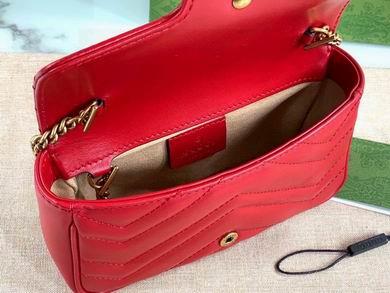 Gucci Bags 1:1 476433 16.5X10X4.5cm YG 4colour