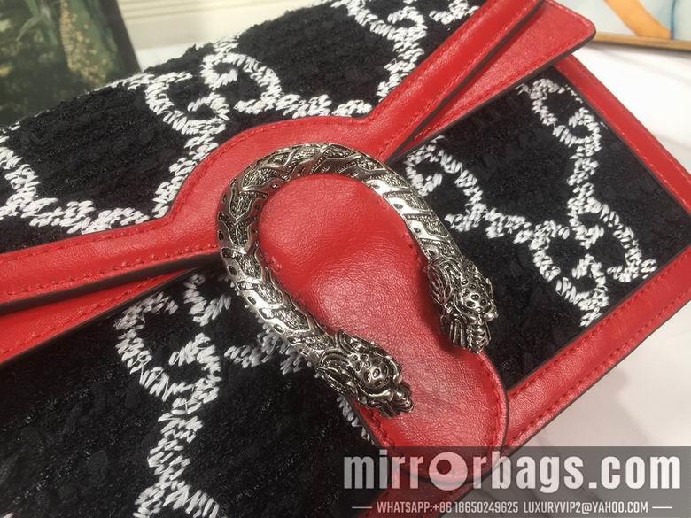 Gucci Bags 1:1 WD400249黑底花 28X18X9
