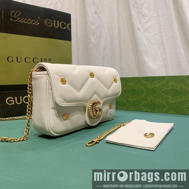 Gucci Bags 1:1 768293 12X21X5cm DF 2colour