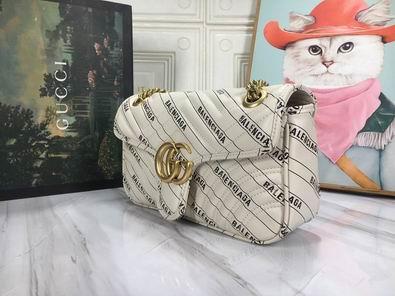 Gucci Bags 1:1 GG Marmont 44397 26x15x7cm df05