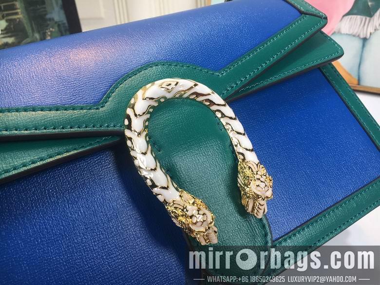 Gucci Bags 1:1 WD400249蓝绿 28X18X9