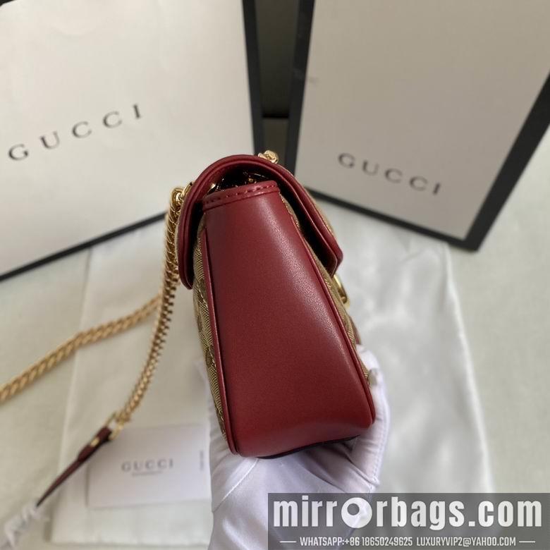 Gucci Bags 1:1 443497 26X15X7cm DF 2colour