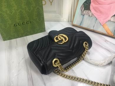 Gucci Bags 1:1 446744 23X14X6cm DF 2colour