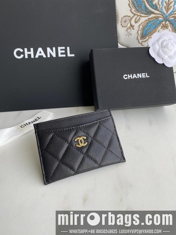 1:1 Chanel Bags AP0213 11X7.5X1cm WO black