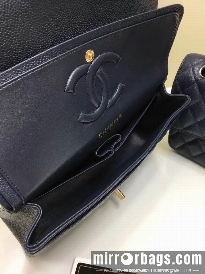 1:1 Chanel Bags 1112鱼子酱牛皮