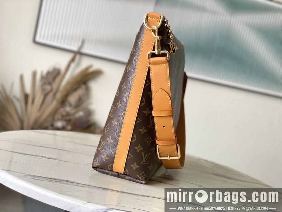 LV Bags Vagabond Hobo M14018 35x12x38cm gf