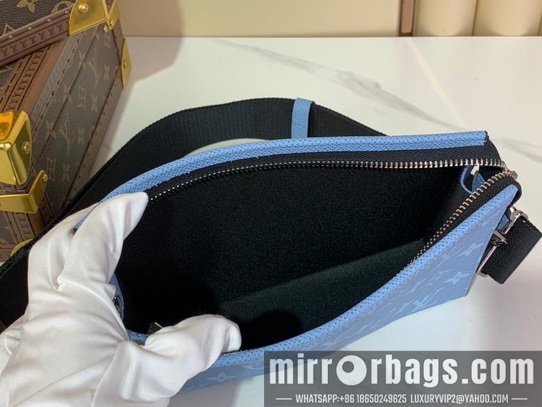 LV Bags Gaston m14114 22x14.5x4.5cm gf