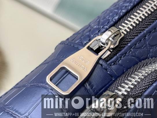 LV Bags Avenue N41720鳄鱼纹黑 蓝20x31x10cm gf