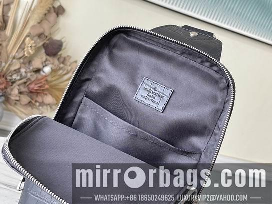 LV Bags Avenue N41720鳄鱼纹黑 蓝20x31x10cm gf